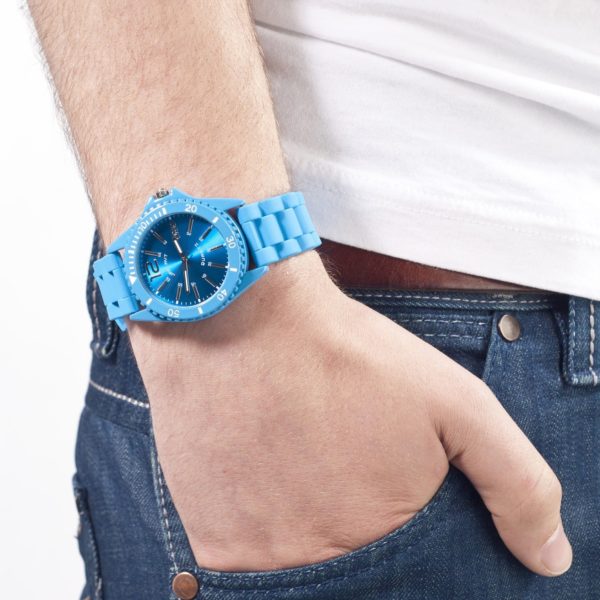 Arica Watch Blue Cyan